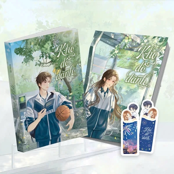 Hai tập bộ sách Khó Dỗ Dành tái bản tuyệt đẹp tặng kèm bookmark bồi cứng