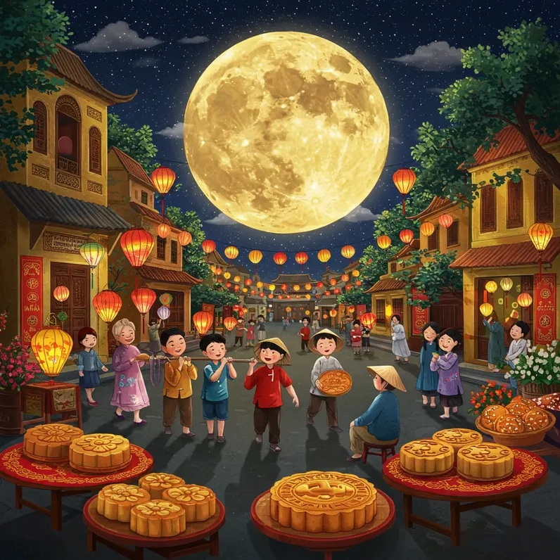 Hậu Nghệ với tư thế hiên ngang giương cung thần nhắm vào các mặt trời chói lòa