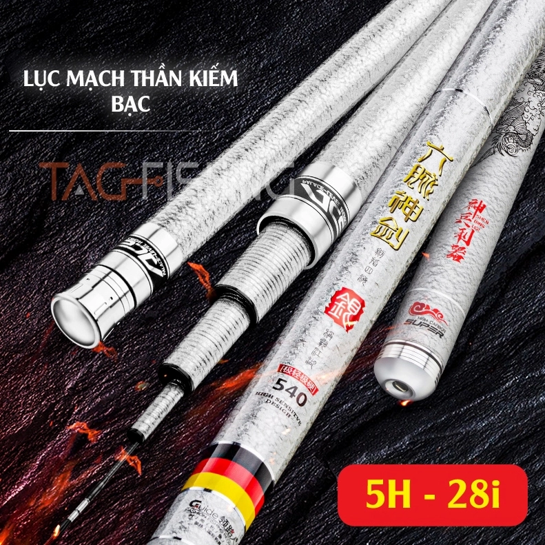 Hình ảnh Cần tay Guide Lục Mạch Thần Kiếm bản Bạc 5H 28i