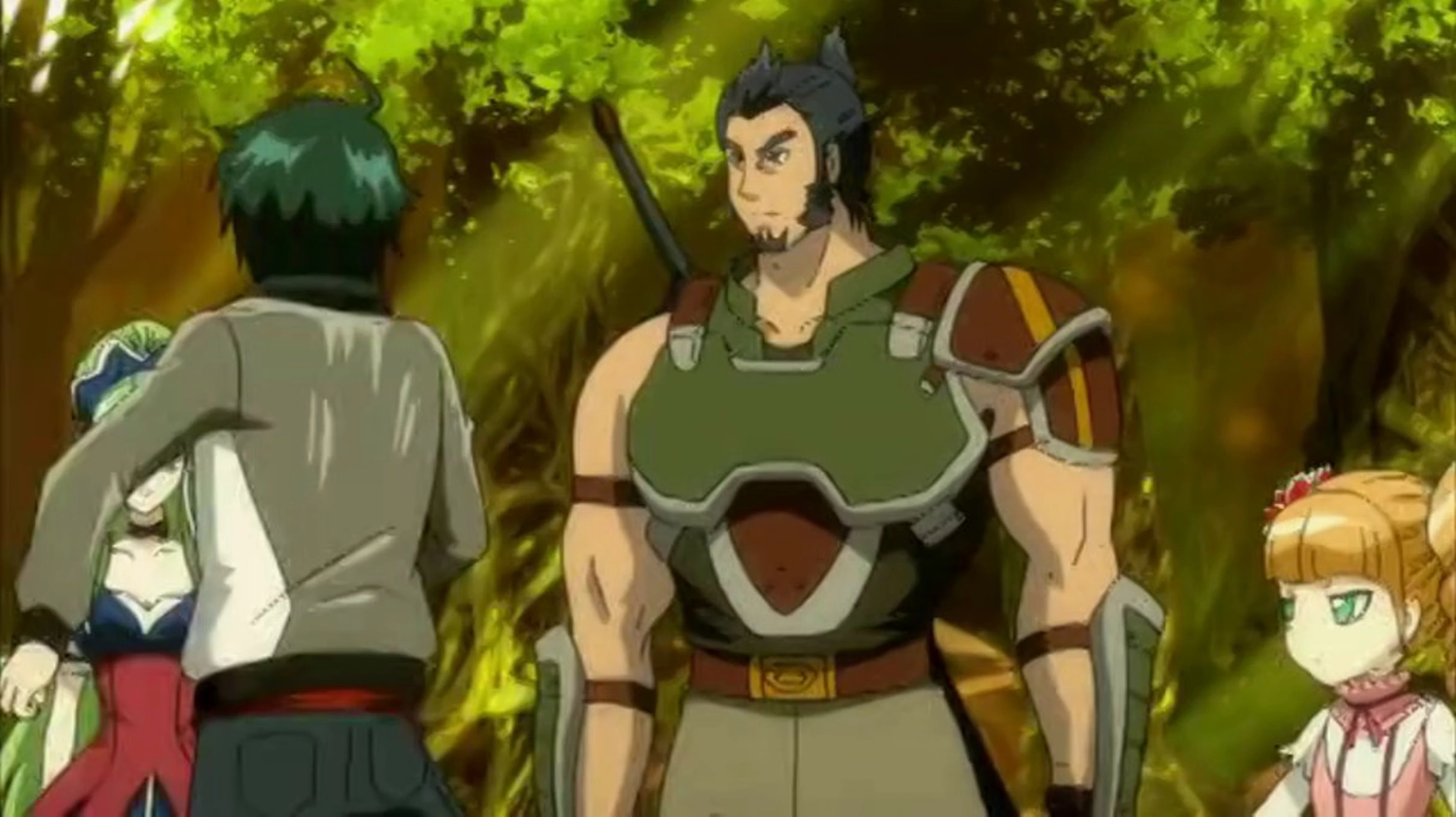 Hình ảnh giới thiệu tập 1 của bộ anime Ixion Saga DT với các nhân vật chính