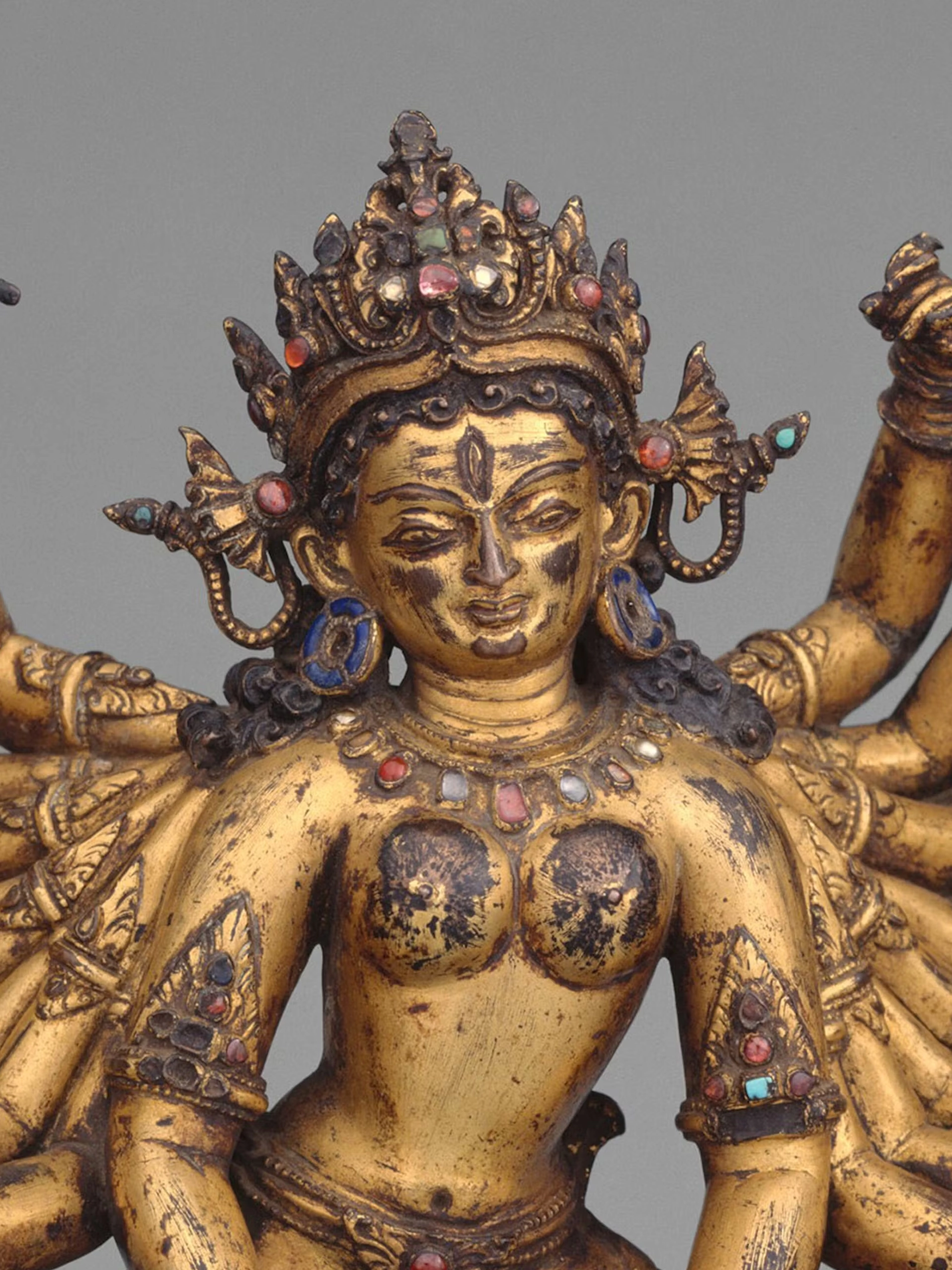 Hình ảnh miêu tả cảnh chiến đấu diệt trừ yêu quái mang lại sự bình yên cho nhân loại