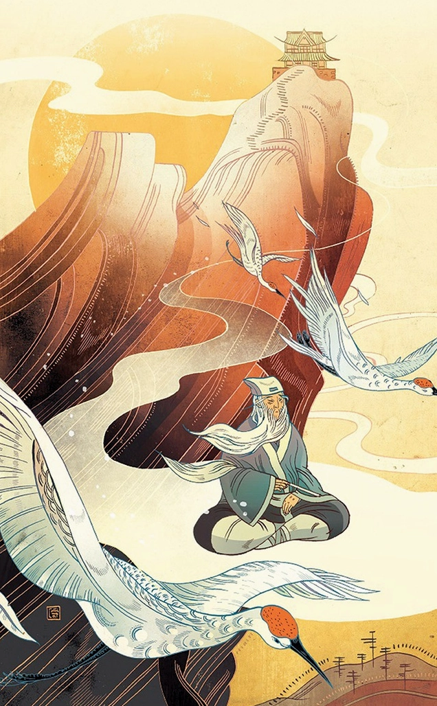 Hình ảnh minh họa những đức tính cao đẹp của Trương Tam Phong được người đời ca tụng