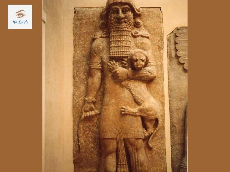 Hình ảnh minh họa vị vua Gilgamesh vĩ đại của Uruk
