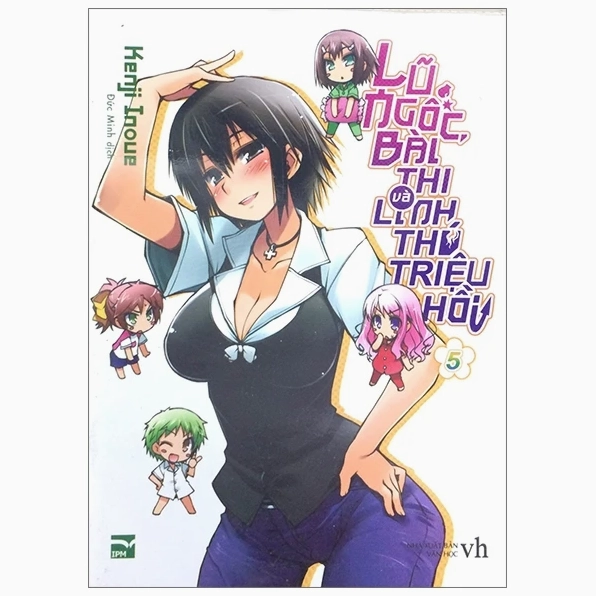 Hình ảnh tập năm của bộ truyện Lũ Ngốc Bài Thi Và Linh Thú Triệu Hồi