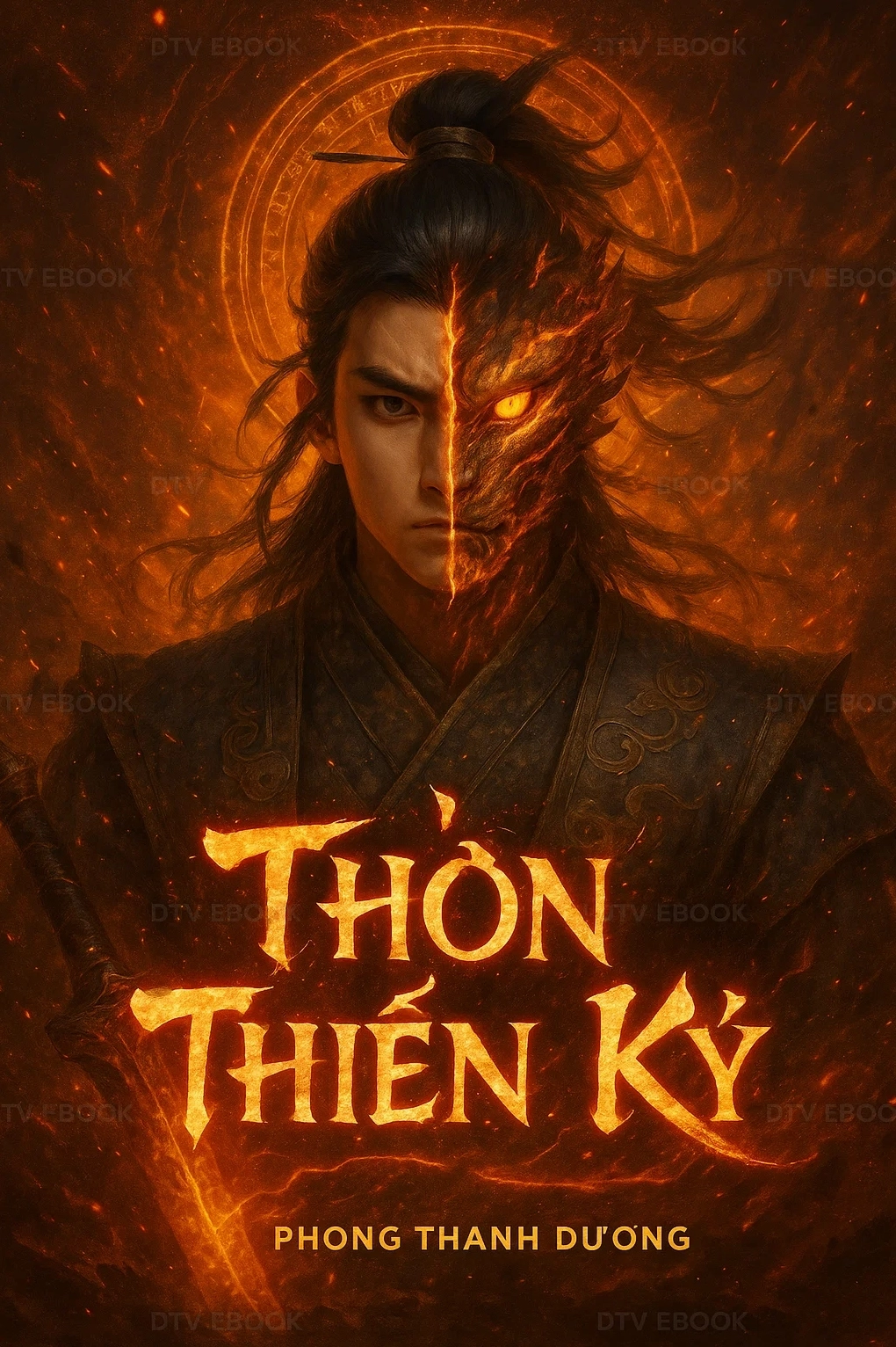 Hình ảnh Thôn Thiên Ký minh họa cho thể loại huyền huyễn