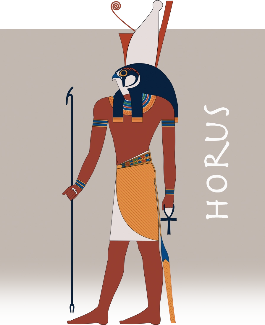 Hình ảnh vị thần cai quản bầu trời mang đậm nét uy quyền