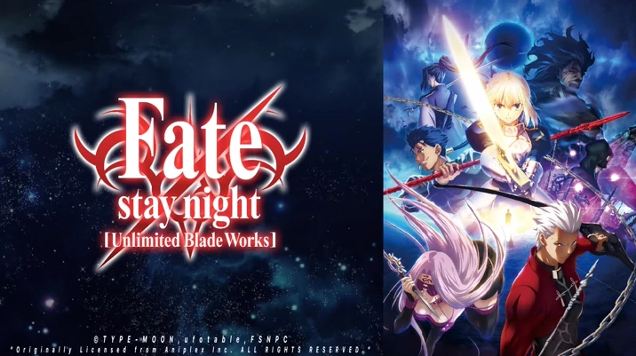Khung cảnh bao quát của tác phẩm anime Fate Stay Night đầy kịch tính