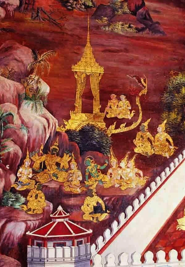 Một tác phẩm nghệ thuật miêu tả khoảnh khắc hội ngộ đầy cảm xúc