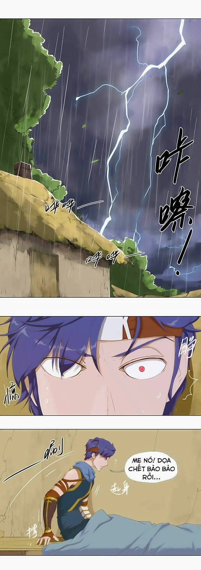 Nhân vật chính đối đầu với kẻ thù mạnh mẽ