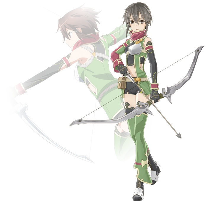 Nhân vật Sinon với khẩu súng ngắm siêu phàm trong phần Phantom Bullet