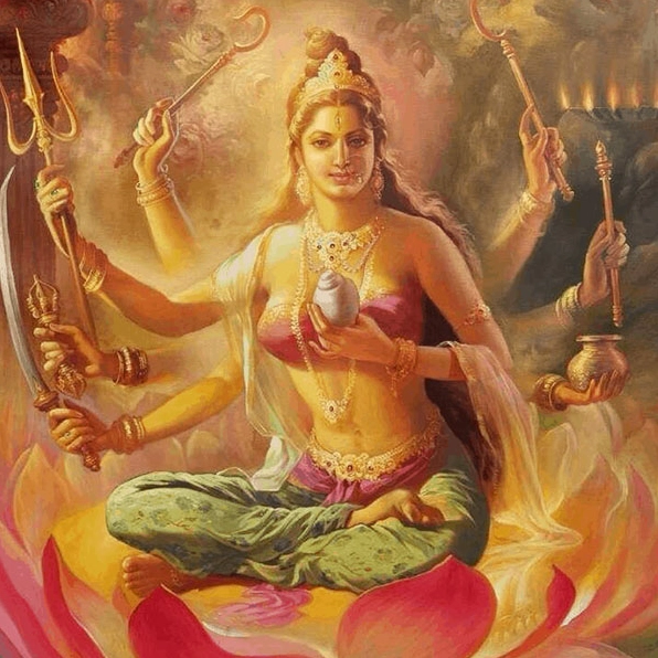 Nữ thần Parvati mang vẻ đẹp hiền từ và quyền năng to lớn trong thần thoại