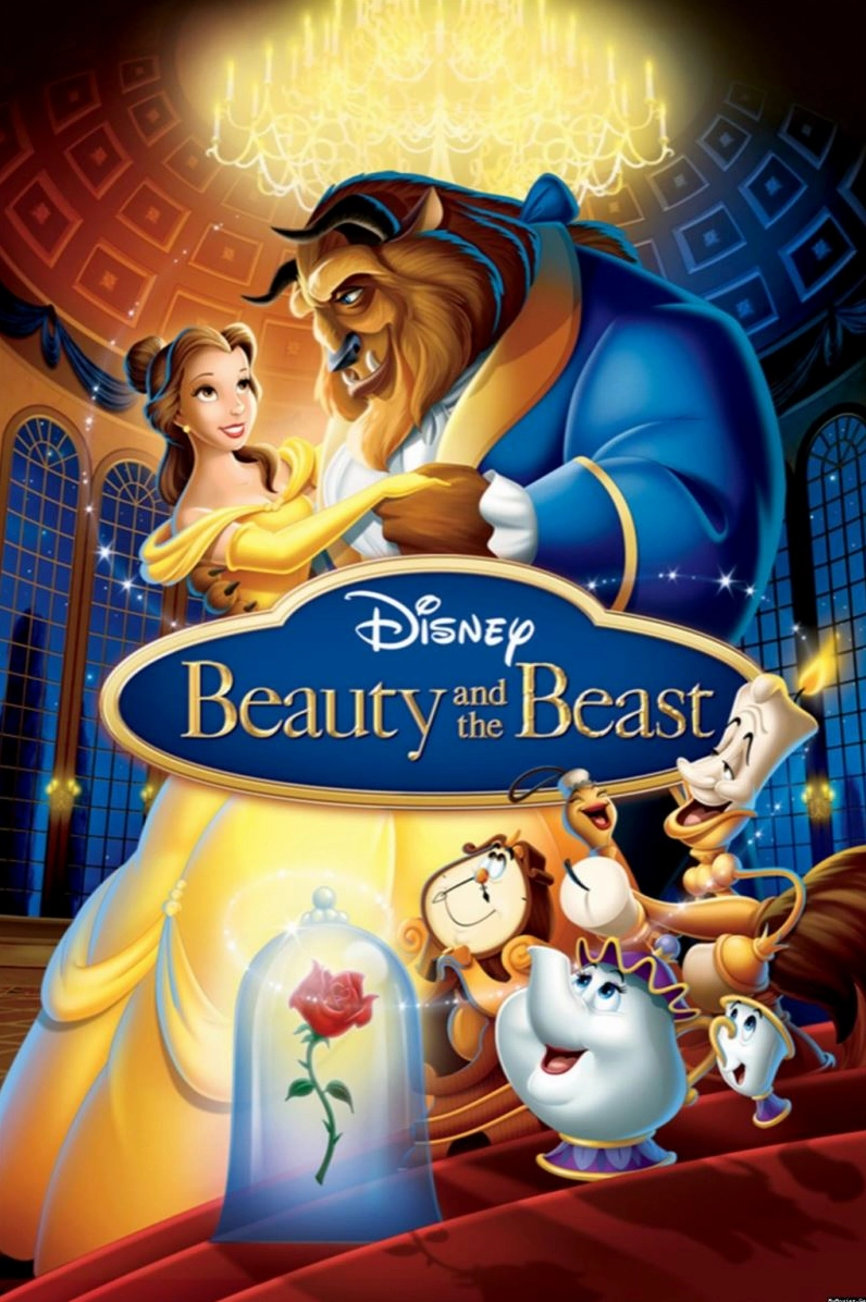 Poster minh họa cho câu chuyện cổ tích Người đẹp và Quái vật Beauty and the beast
