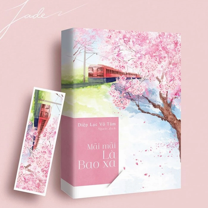 Thiết kế bìa minh họa của truyện Mãi mãi là bao xa