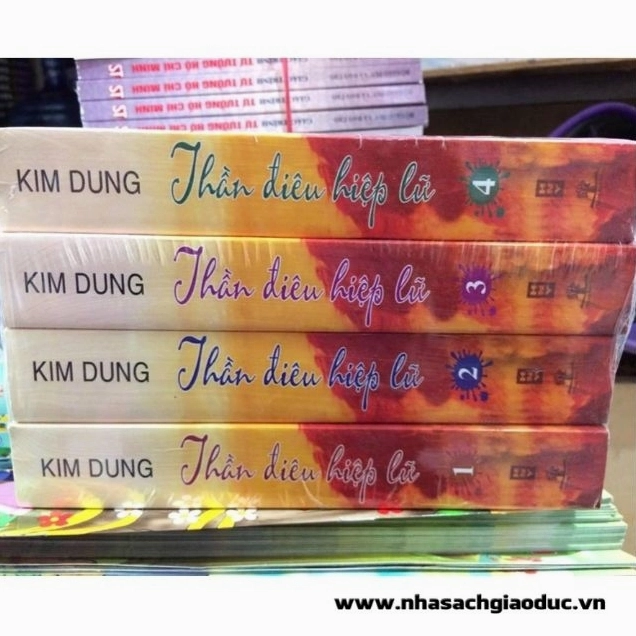 Trọn bộ 4 quyển Thần điêu hiệp lữ của tác giả Kim Dung