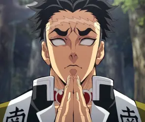 Ngắm nhìn ảnh Gyomei uy nghiêm trong anime Demon Slayer