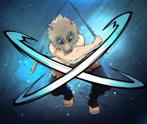 Tuyển chọn ảnh Inosuke mặt thật cực hiếm trong anime