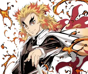 Ảnh Rengoku Kyoujirou anime sắc nét đẹp hút hồn người xem