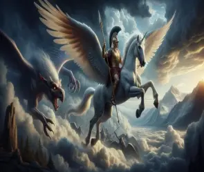 Tóm tắt truyện Bellerophon và chiến mã Pegasus văn học Hy Lạp