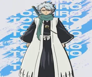 Ảnh Toshiro sống động với thần thái lạnh lùng trong Bleach