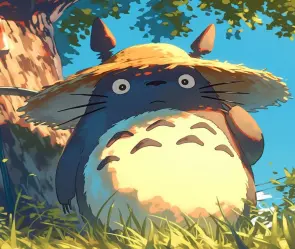 Ảnh Totoro dễ thương bất hủ làm say lòng fan Ghibli