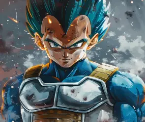 Top ảnh Vegeta cực chất khắc họa tinh thần chiến binh Saiyan