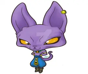 Ảnh chibi Beerus phiên bản nhí nhảnh khiến fan mê mẩn