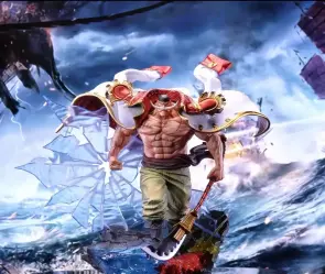 Hình ảnh Edward Newgate đẹp và quyền lực trong One Piece