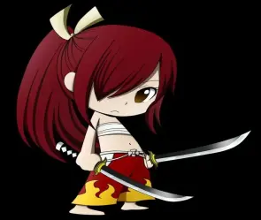 Xem ngay ảnh chibi Erza Scarlet đẹp mê hoặc mọi fan hâm mộ