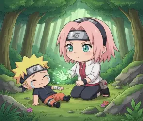 Ngắm trọn bộ ảnh chibi Haruno Sakura đáng yêu ngất ngây