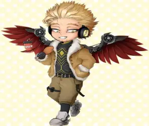 Lụm Ngay Ảnh Chibi Hawks Cực Hiếm 2025 Đẹp Ngất Ngây