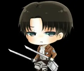 Ảnh chibi Levi Ackerman đẹp dễ thương siêu nổi bật 2025