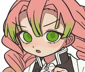 Hình ảnh Mitsuri Kanroji chibi đẹp mắt phù hợp làm wallpaper