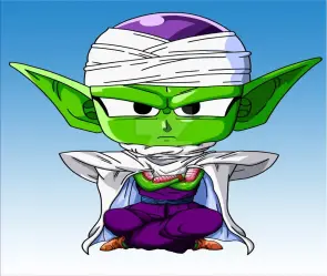 Bộ sưu tập ảnh chibi Piccolo đẹp mắt cực kỳ dễ thương