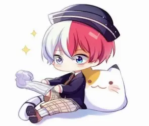 Hình ảnh chibi Shoto Todoroki dễ thương đáng yêu nhất