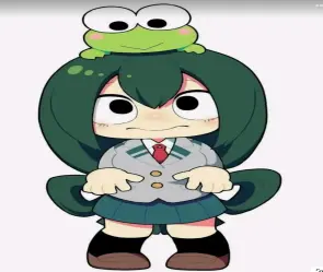 Ảnh Chibi Tsuyu Asui- Sức Hút Của Nữ Anh Hùng Ếch Đáng Yêu