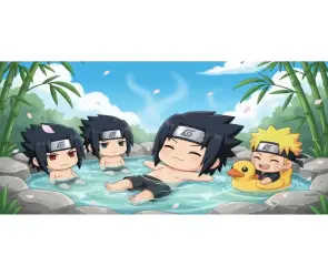 Bộ sưu tập ảnh chibi Uchiha Sasuke cực ngầu và đáng yêu