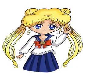 Ngắm nhìn Ảnh chibi Usagi Tsukino vui nhộn và sinh động
