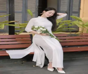 Bộ sưu tập ảnh gái xinh mặc áo dài đẹp tuyệt vời nhất