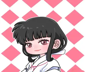 Ảnh chibi Kikyo dễ thương khiến fan Inuyasha mê mẩn