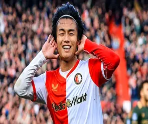 Tiền đạo Ayase Ueda và hành trình thống trị bóng đá Hà Lan năm 2026