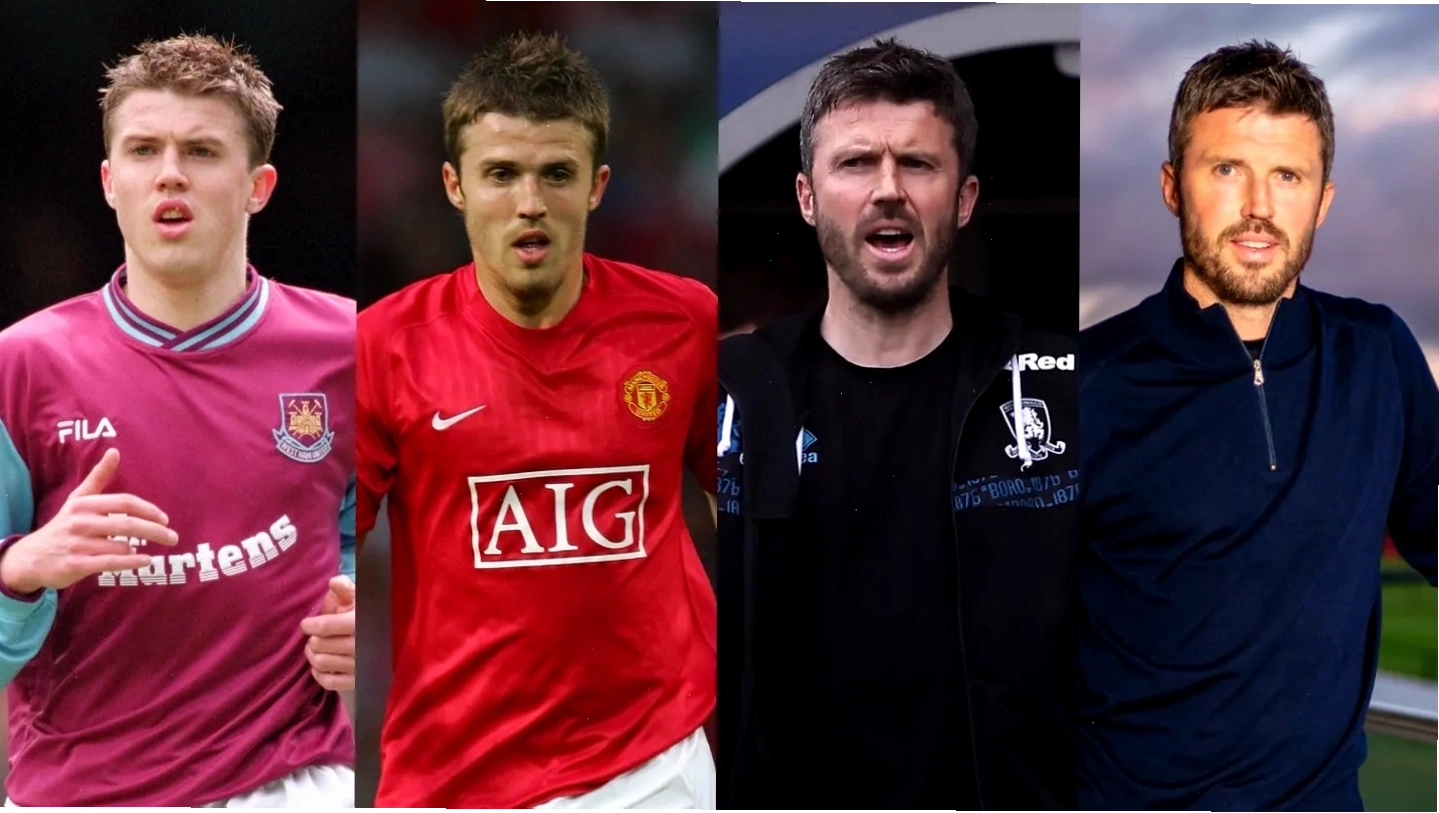 Michael Carrick thời còn thi đấu cho Man Utd