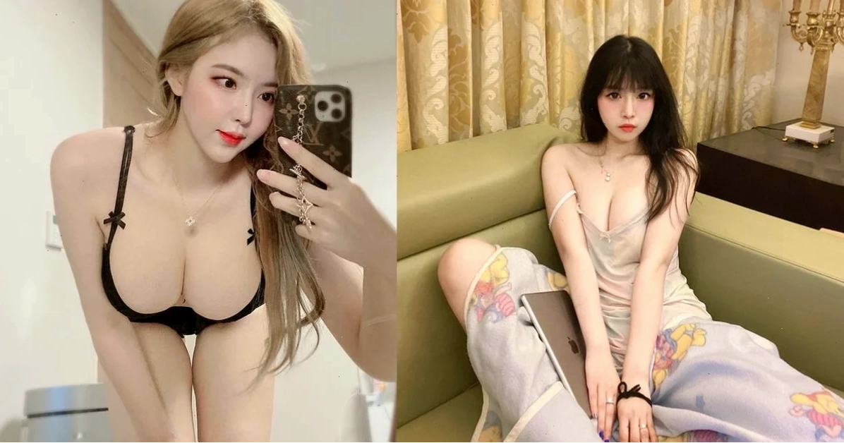 hot girl khoe vòng 1 với áo thun bó sát
