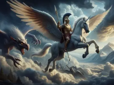 Tóm tắt truyện Bellerophon và chiến mã Pegasus văn học Hy Lạp