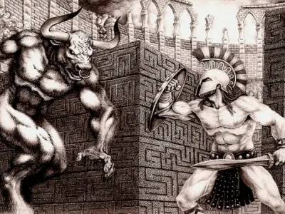 Tóm tắt truyện Theseus và mê cung Minotaur đầy đủ chi tiết