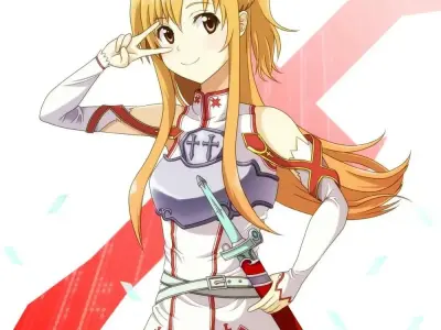 Ảnh Asuna Sword Art Online tỏa sáng với phong thái nổi bật