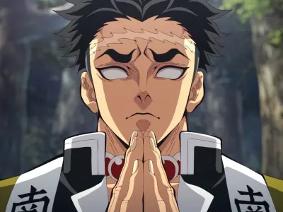 Ngắm nhìn ảnh Gyomei uy nghiêm trong anime Demon Slayer