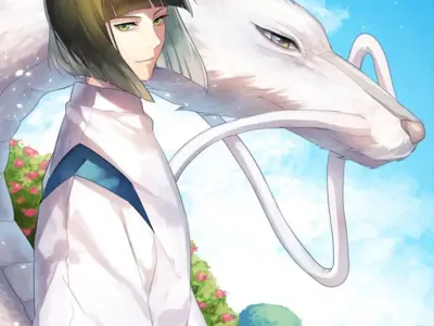 Ảnh Haku huyền bí và mạnh mẽ trong anime Spirited Away