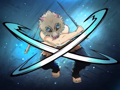 Tuyển chọn ảnh Inosuke mặt thật cực hiếm trong anime