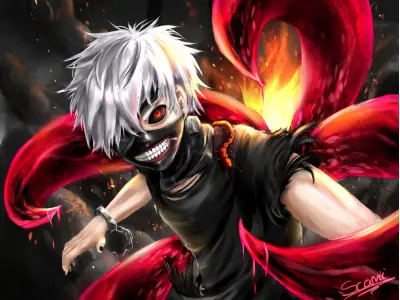 Ảnh Ken Kaneki đẹp bí ẩn và cuốn hút trong Tokyo Ghoul