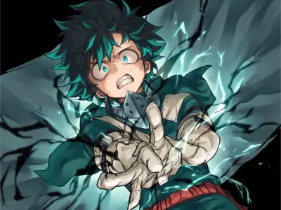 Bộ ảnh Midoriya trong My Hero Academia đầy ấn tượng